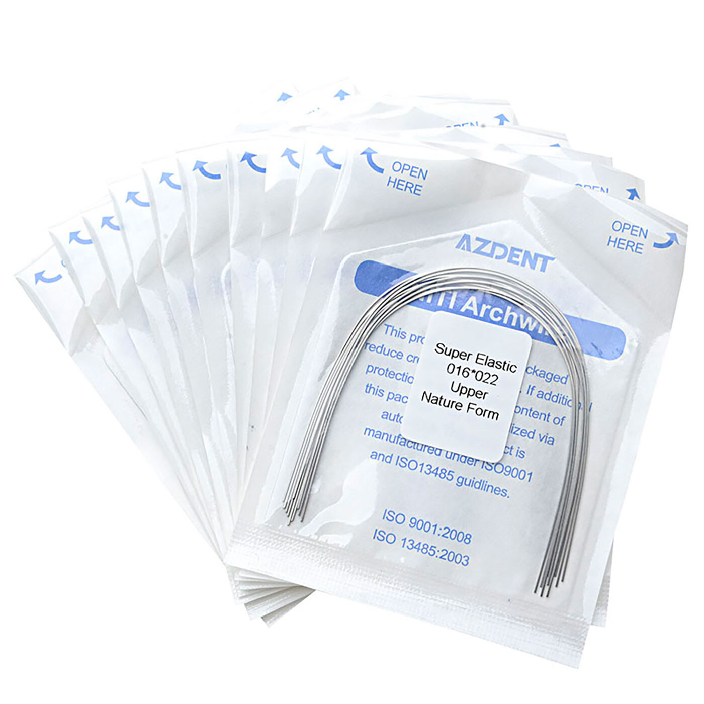 AZDENT Dental Orthodontic Super Elastic Niti Nature Form Rectangular Arch Wires