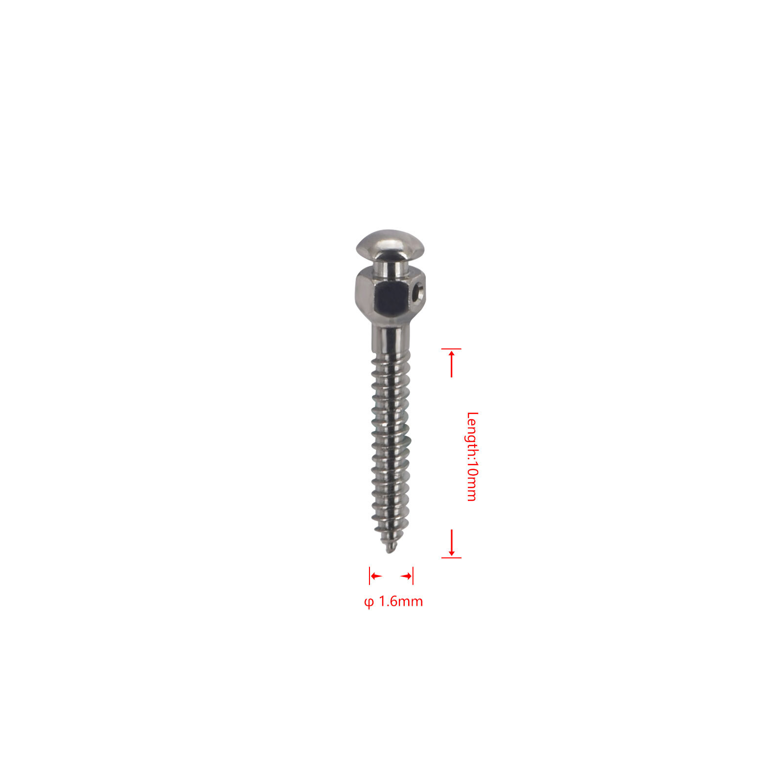 Dental Orthodontic Titanium Micro Implant Mini Screws Self-Drilling Screwdriver