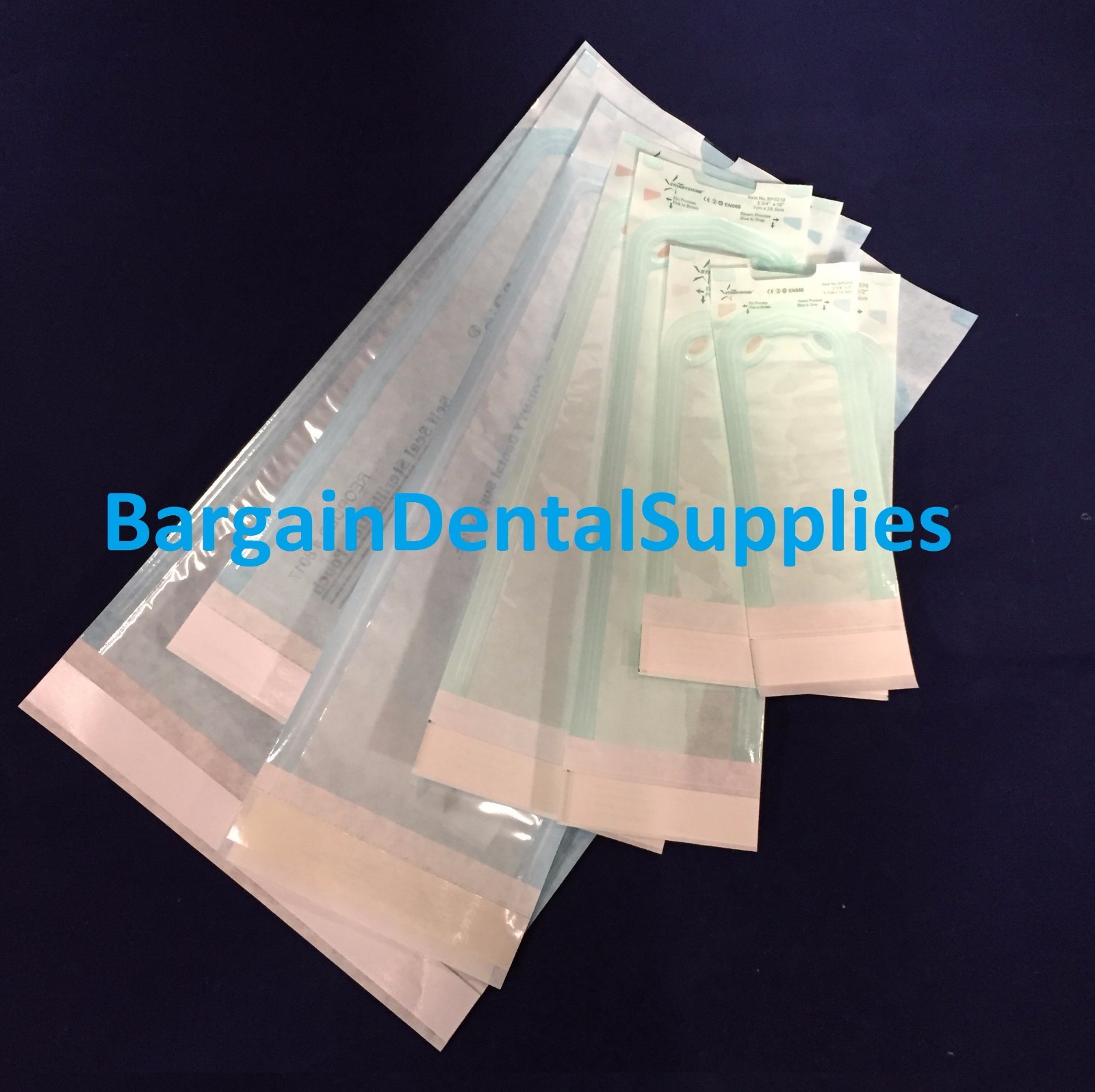9600 Pcs Self-Sealing Sterilization Bag Pouch High Quality Size 2.25″x5″