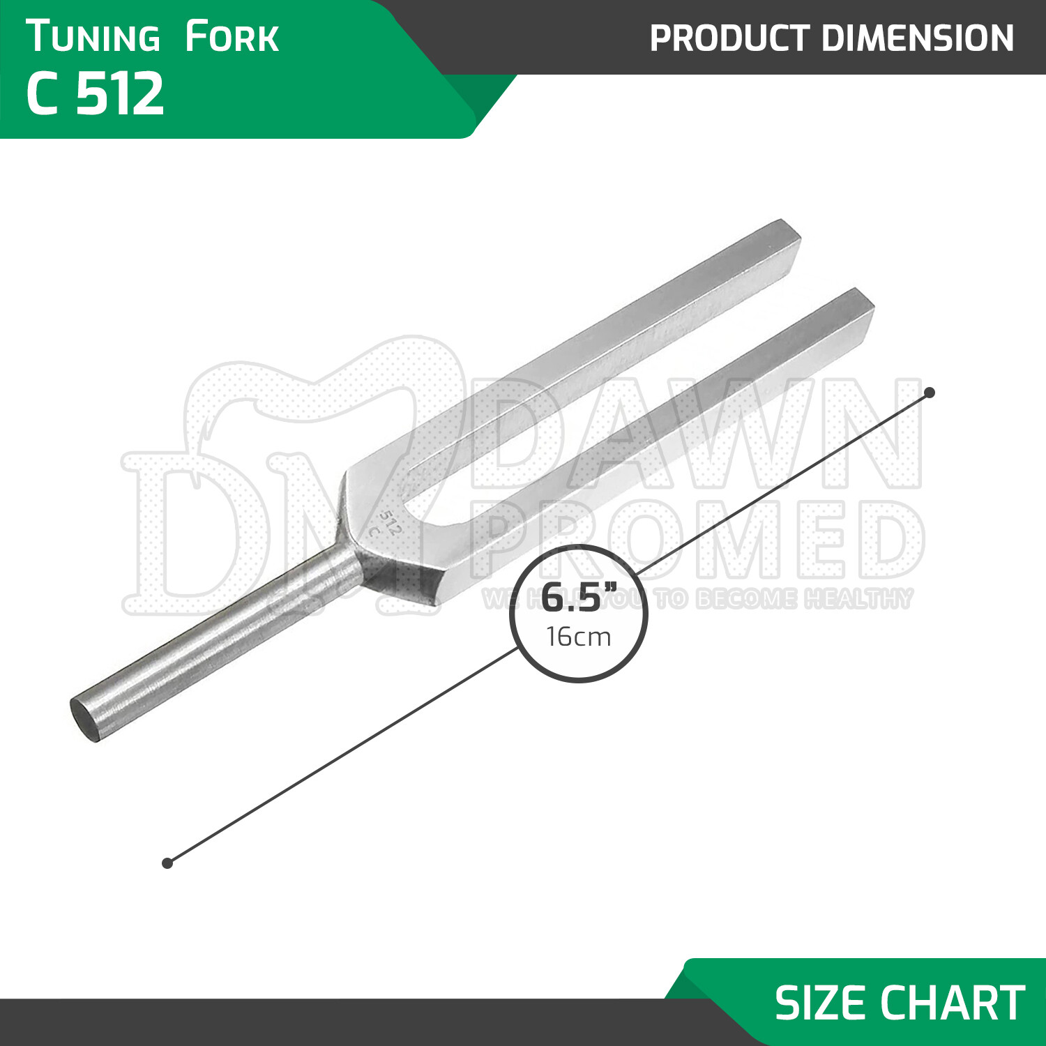 Tuning Fork Set of 5 for Healing Therapy Medical Surgical Diagnostic Instruments