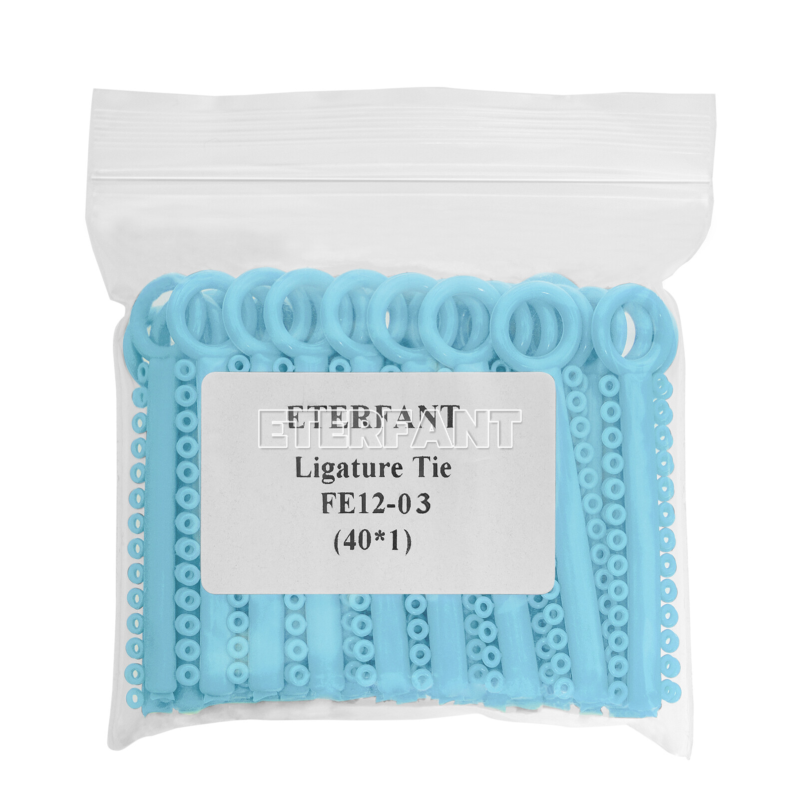 ETERFANT 1040PCs Dental Ortho Elastic Ligature Ties Rubber Bands/Buccal Tubes