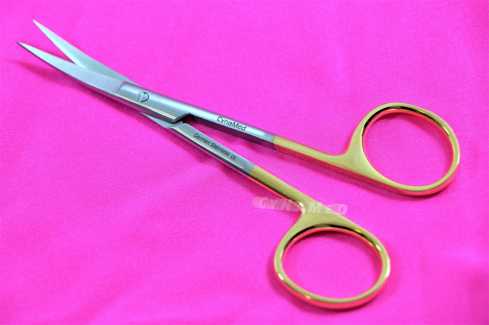 Premium GERMAN TC Iris Scissors 4.5″ Curved Surgical Dental Instruments