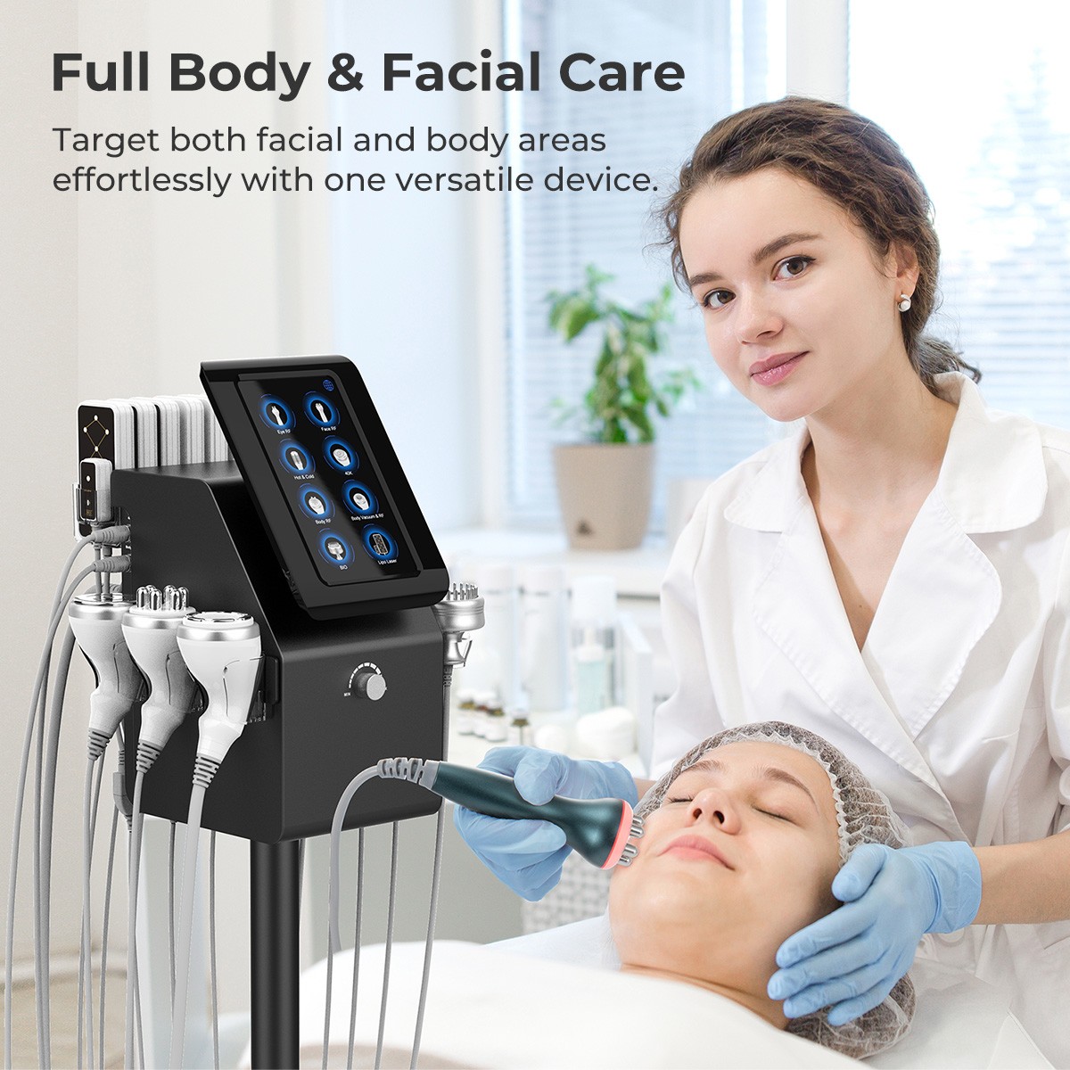 Pro Standing 9 in 1 Beauty Machine for Skin Elasticity & Silhouette Enhancement