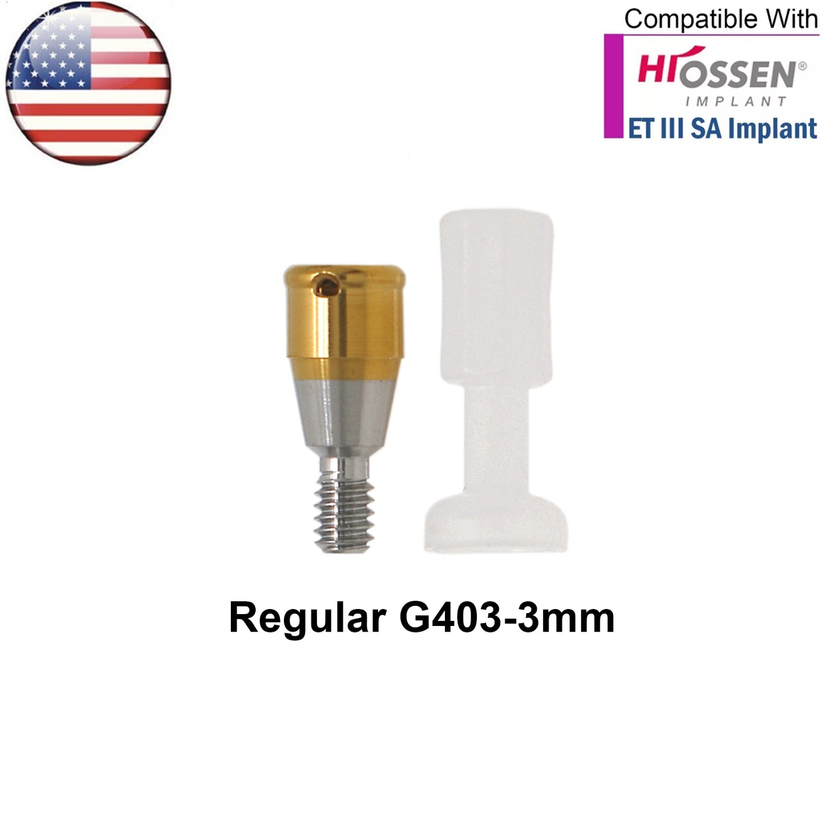 US Dental Locator Abutment for Hiossen ET III SA Fixture Mini/Regular Platform
