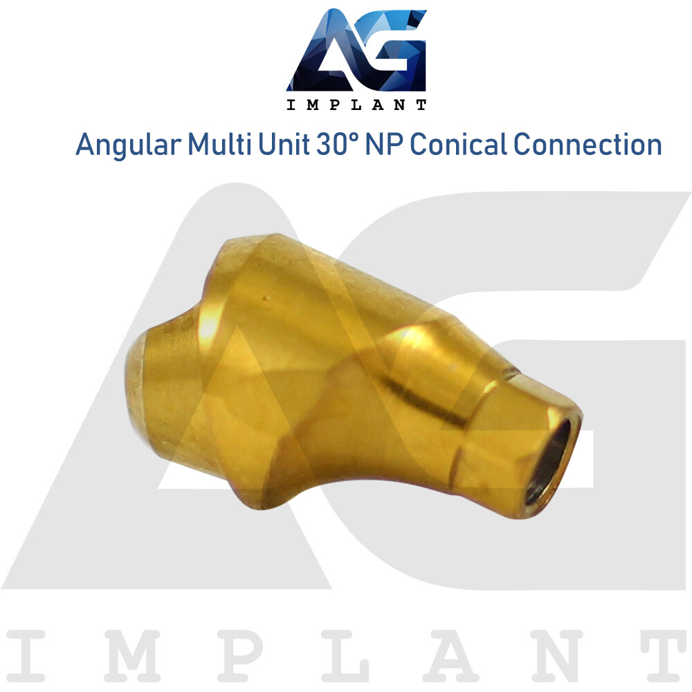 10 Angular Multi Unit Abutment 30° Conical Connection NP Plastic Set