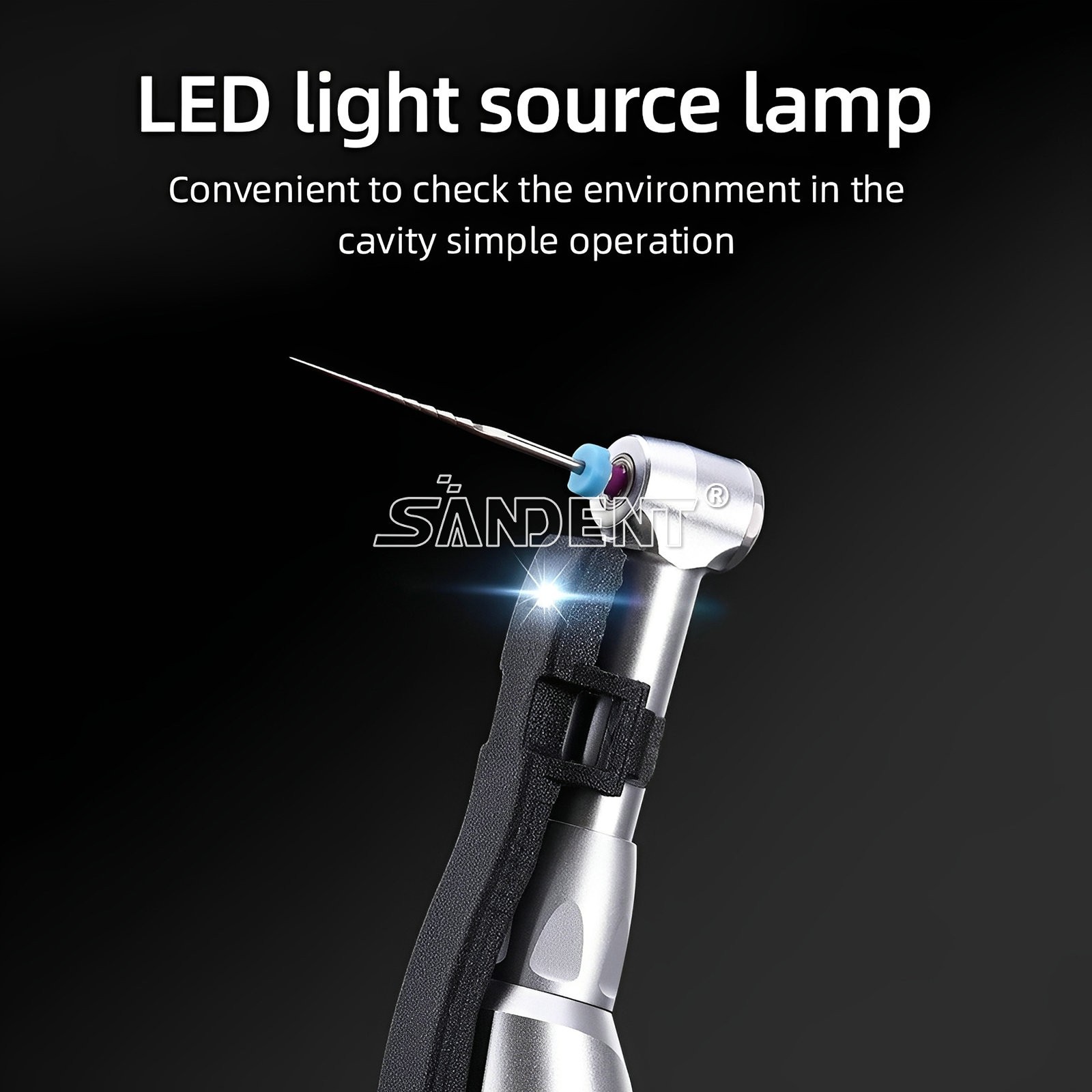 LED Dental Endo Motor 16:1 Contra Angle Root Canal Treatment Y-smart