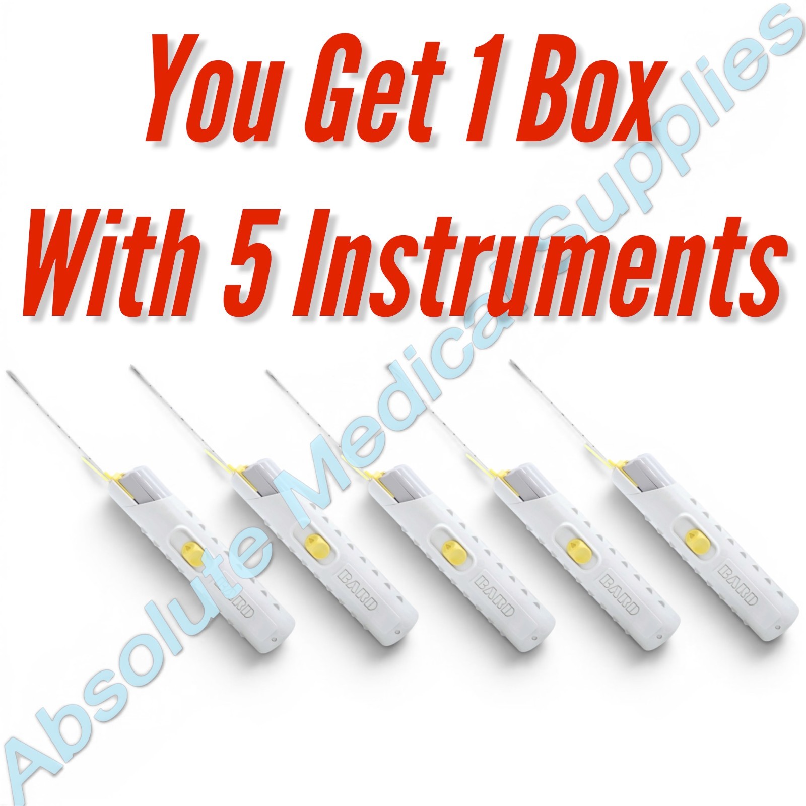 *5-Packs* BARD Max-Core Instrument 20g 20cm Sterile MC2020