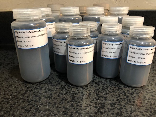 High Purity Carbon Nanotubes 4µm Length Powder, 50 grams