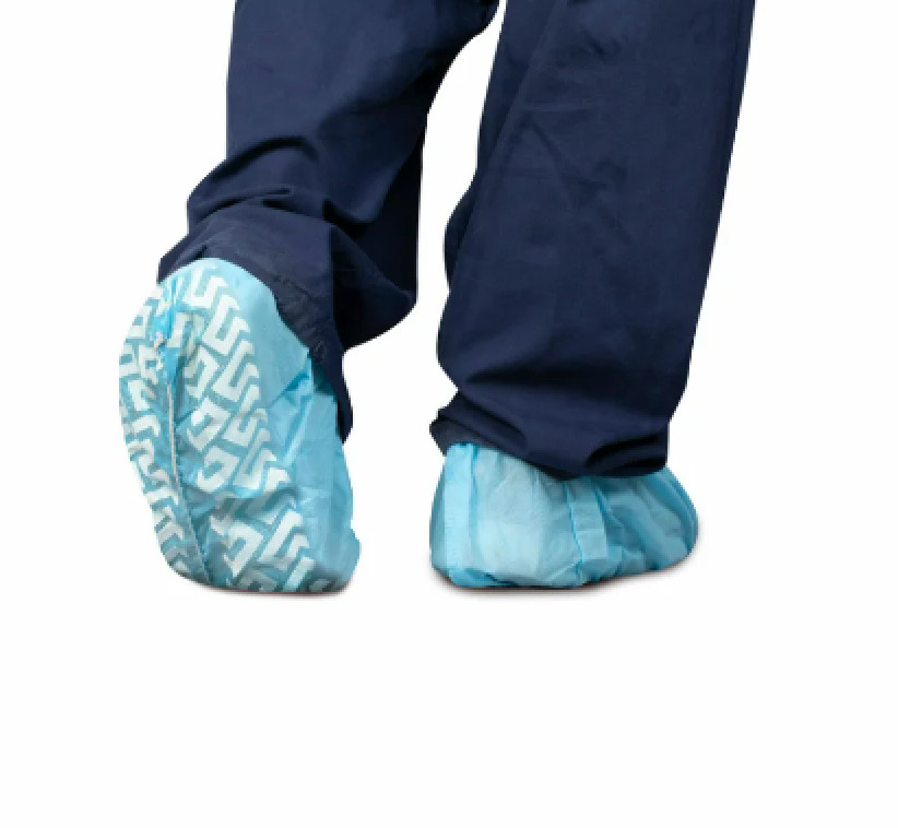 DUKAL Blue Non-Slip Shoe Covers Medical Dental Bag of 100 REF 350-10 Home