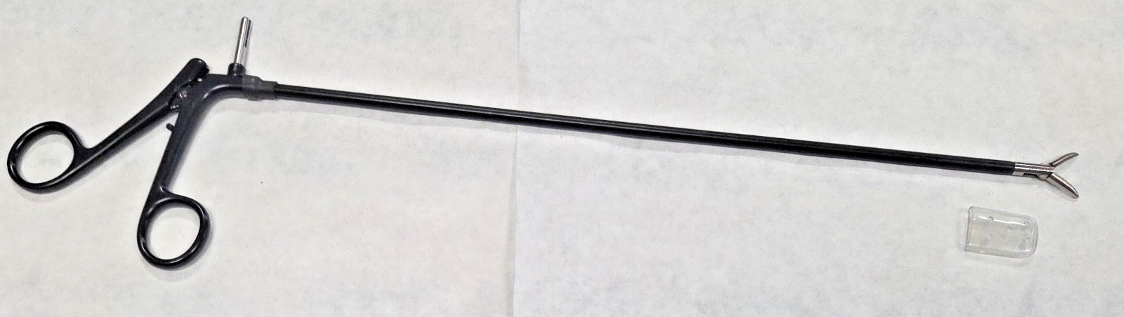 SOLOS Endoscopy GS1305 Curved Dissector, Bullet Grasper, 5mm, 14″, Monopolar A3B