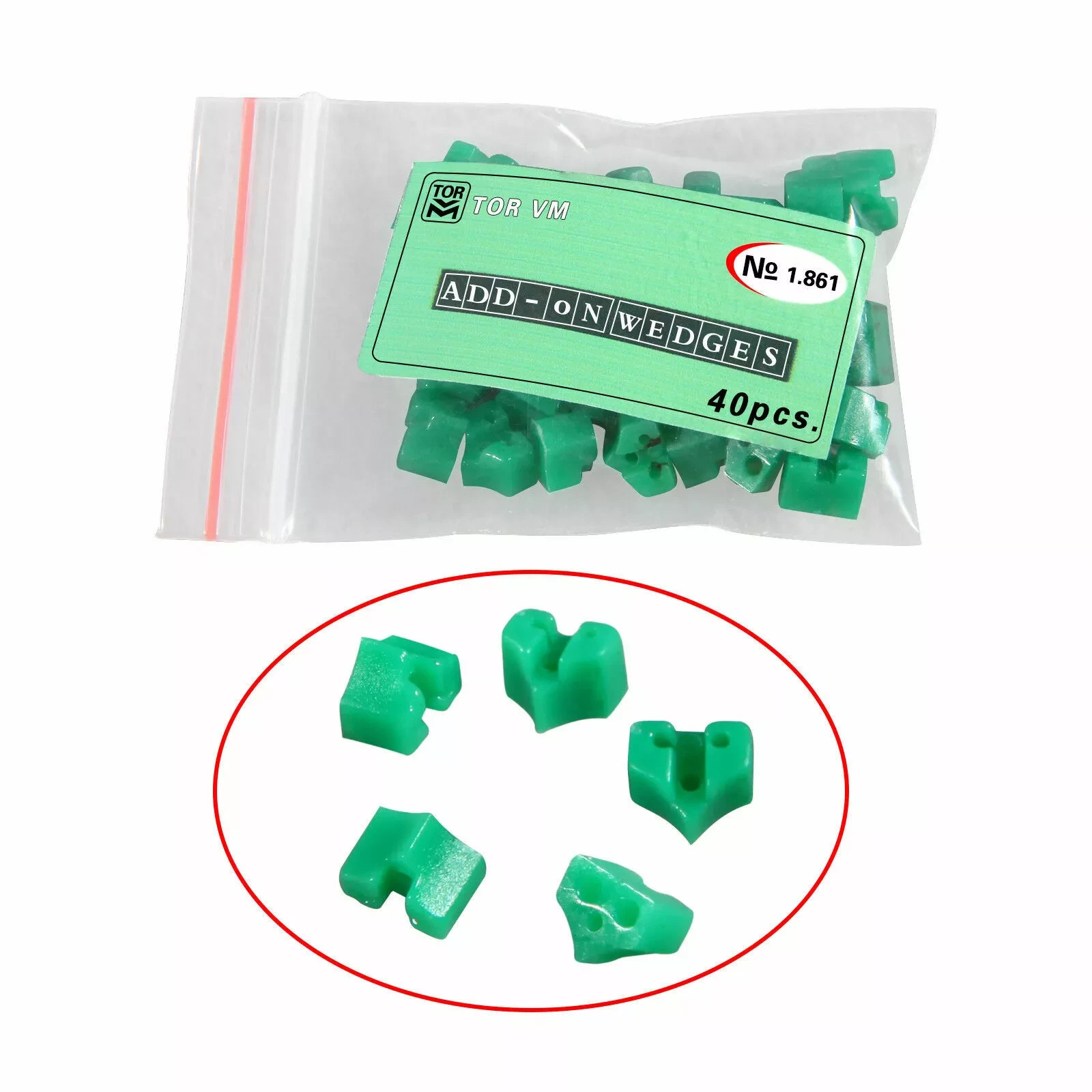 Dental Sectional Contoured Matrix Bands Ring/40 Add-On Wedges/Plier TOR VM