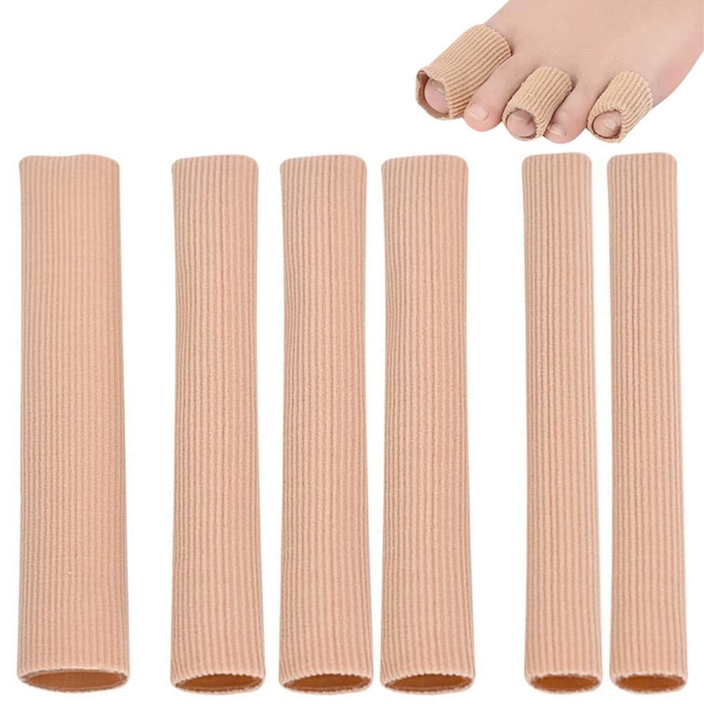 6 Pack Toe Cushion Sleeves Small, Medium, Large, Beige” Or “White” “Black