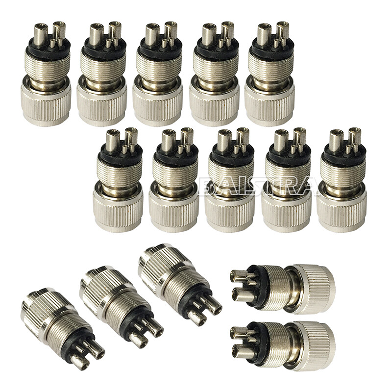 Dental 2/4 Holes High Speed Handpiece Tubing Change Connector Converter