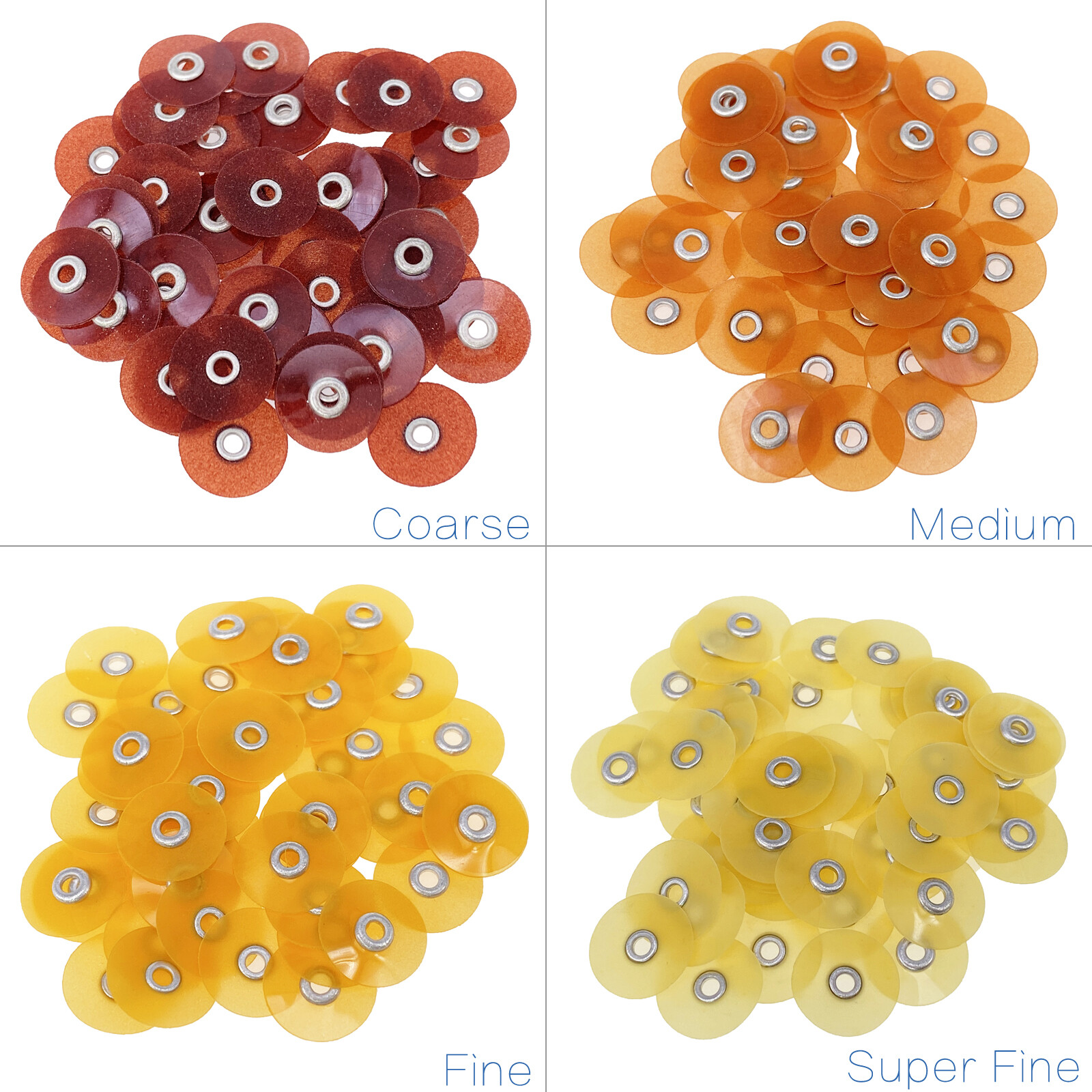 Pack of 50 Sof-Lex soflex Discs DISCS in all sizes 1/2″ 12.7 mm Dental