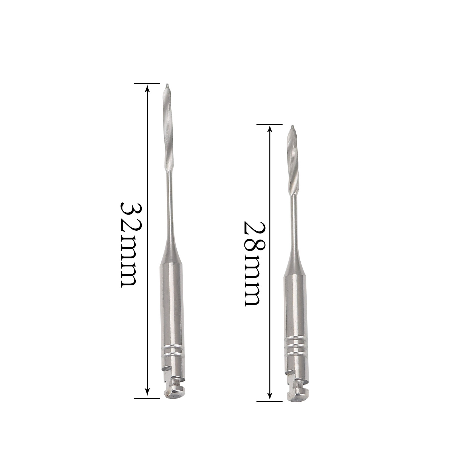 6Pc Dental Endodontic Engine Use Peeso Reamers Gates Drill Stainless Steel 28mm