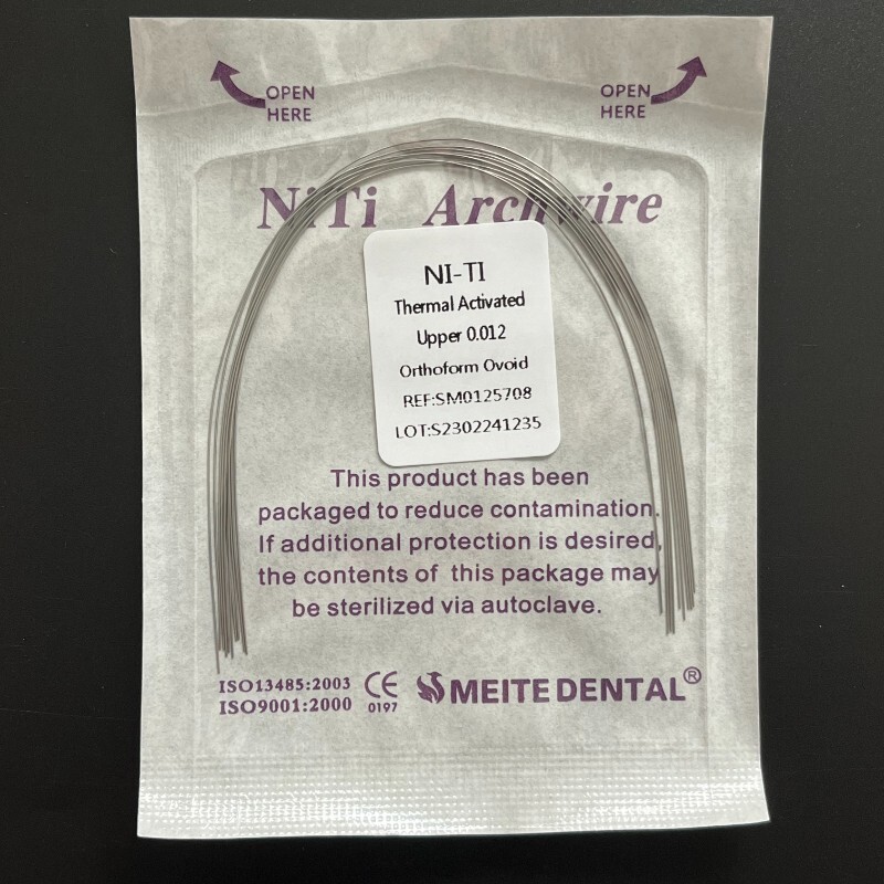 30 Packs Dental Orthodontic Thermal Activated Niti Round Arch Wires Ovoid Form