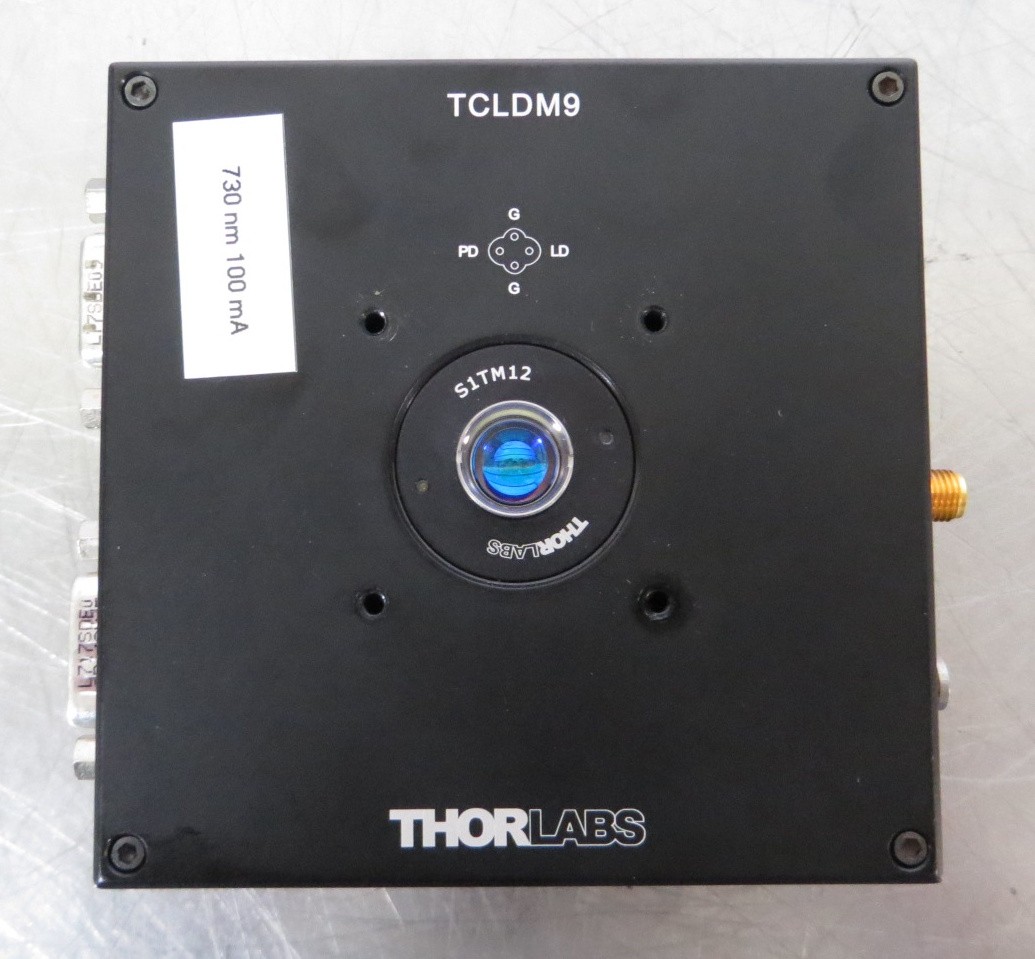 T203318 Thorlabs TCLDM9 TE-Cooled Laser Diode Mount w/ Unknown Diode
