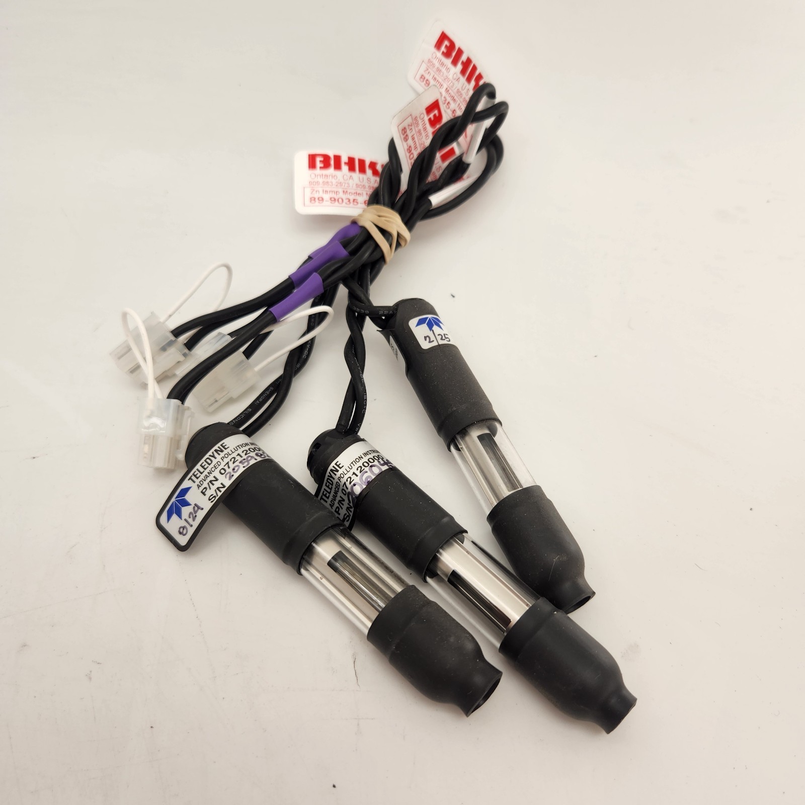 (Lot of 3) Teledyne BHK Zn Lamp 89-9035-64 | UV LAMP | Pre-Owned, Untested