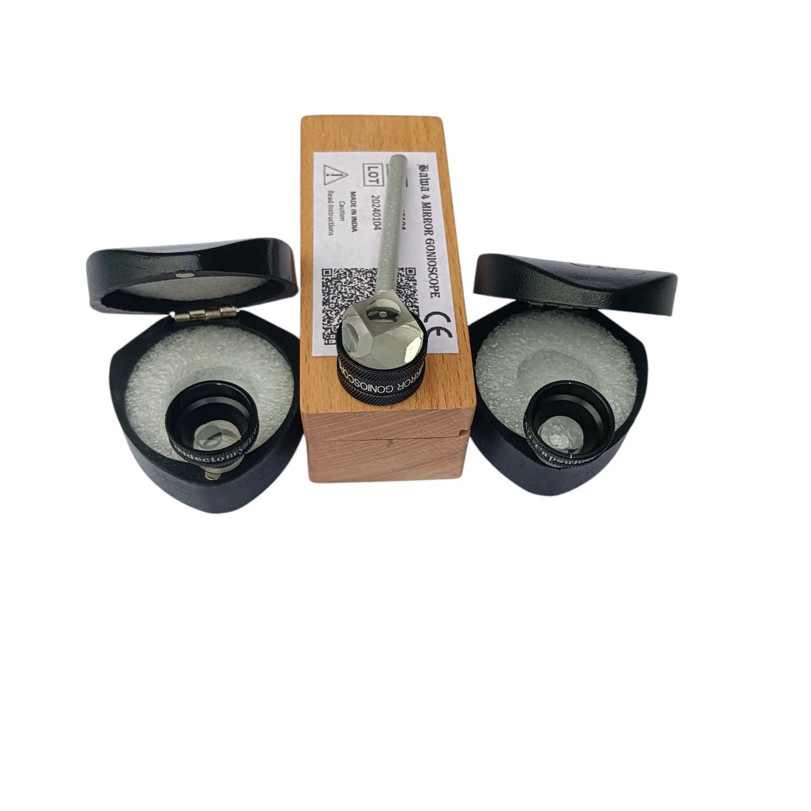 Combo Set Of YAG Capsulotomy & YAG Iridectomy Lens & 4 Mirror Ship Price Include