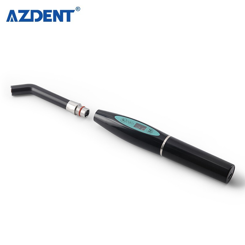 Dental LED Curing Light Lamp Wide Spectrum 1 Sec Cure Resin Light LA400 Black