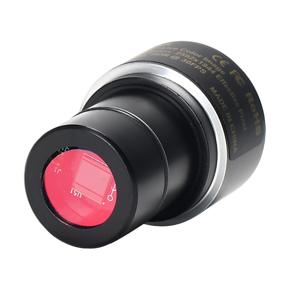 HD 5MP CMOS USB 2.0 Microscope Camera Ocular Adapter Electronic Digital Eyepiece