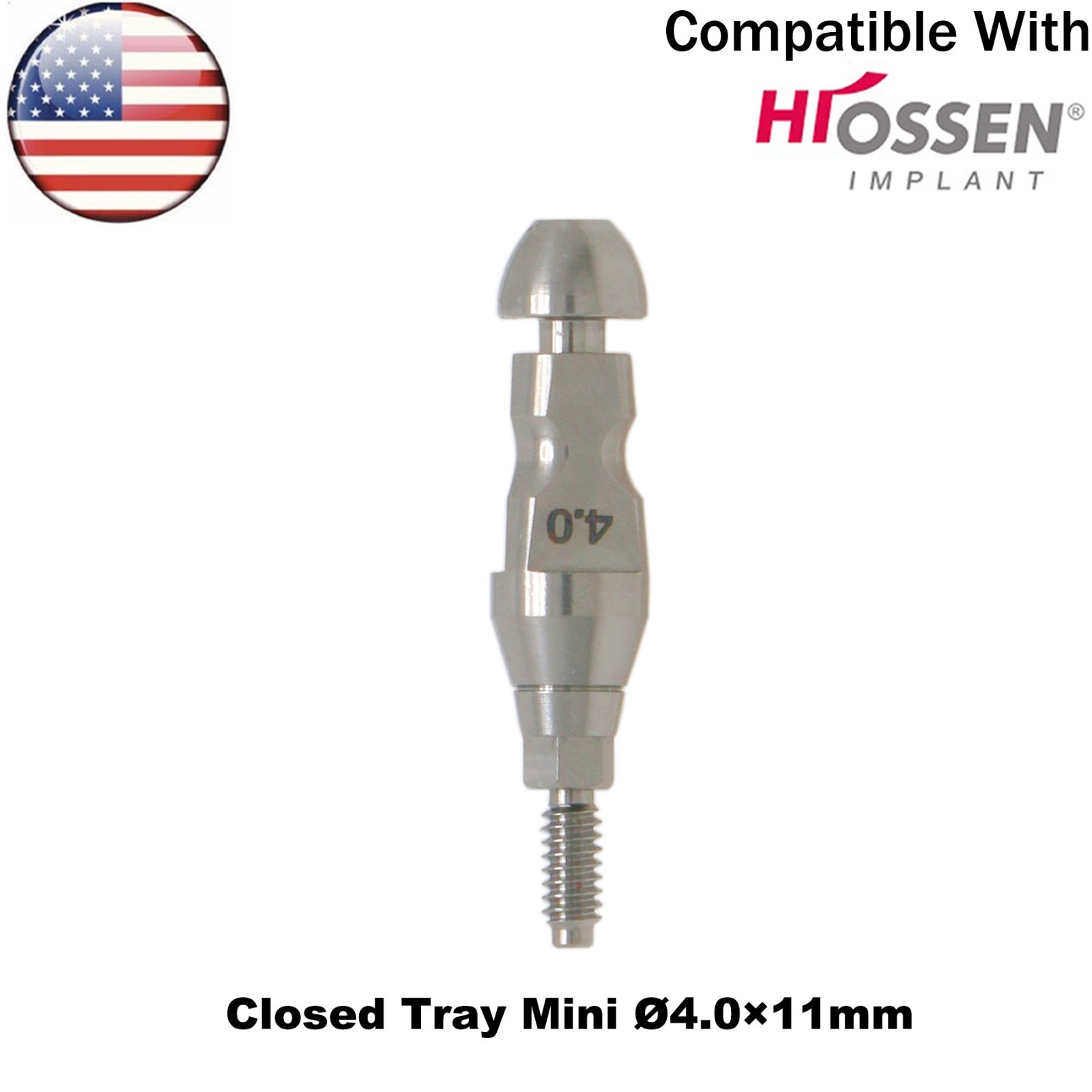 Dental Transfer Impression Coping Open Closed Tray lab Analog Fit Hiossen Osstem