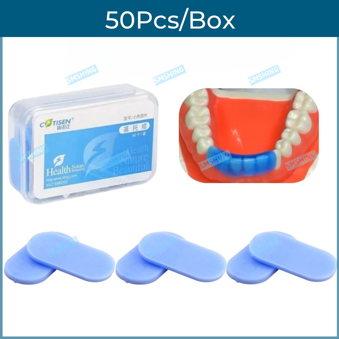 Dental Impression Trays Thermoplastic Wax Tablet TEMP TABS Temporary Crown Blue