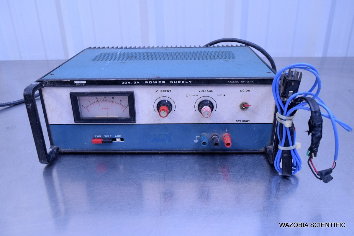 HEATH SCHLUMBERGER MODEL SP-2710 30V 3A POWER SUPPLY EIA-416