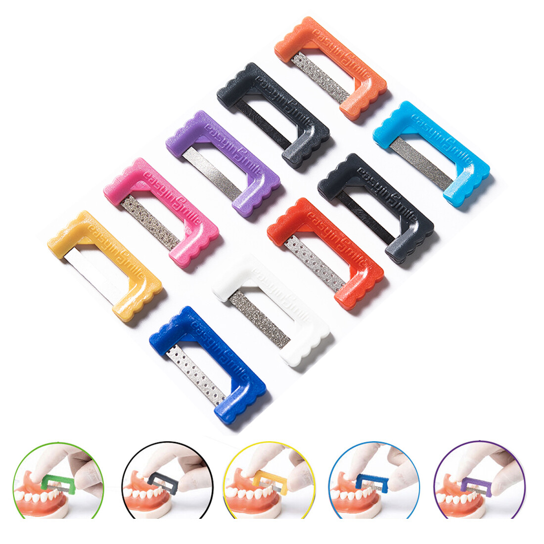 10XDental Ortho IPR Strips Interproximal Reduction Enamel Reusable Strip ipr kit