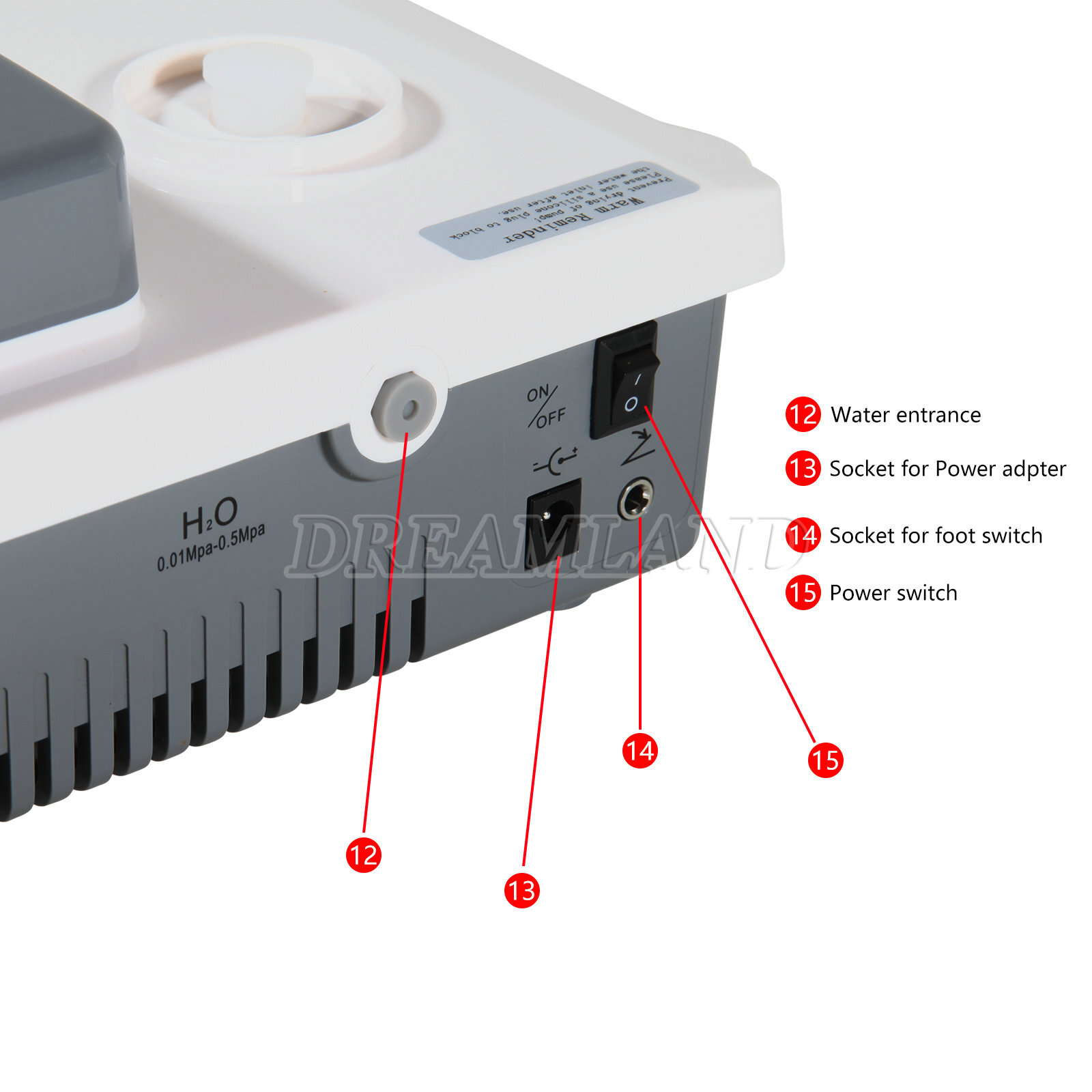 Dental Wireless Digital Ultrasonic Scaler w/ LED Detachable Handpiece VRN-A8 FDA