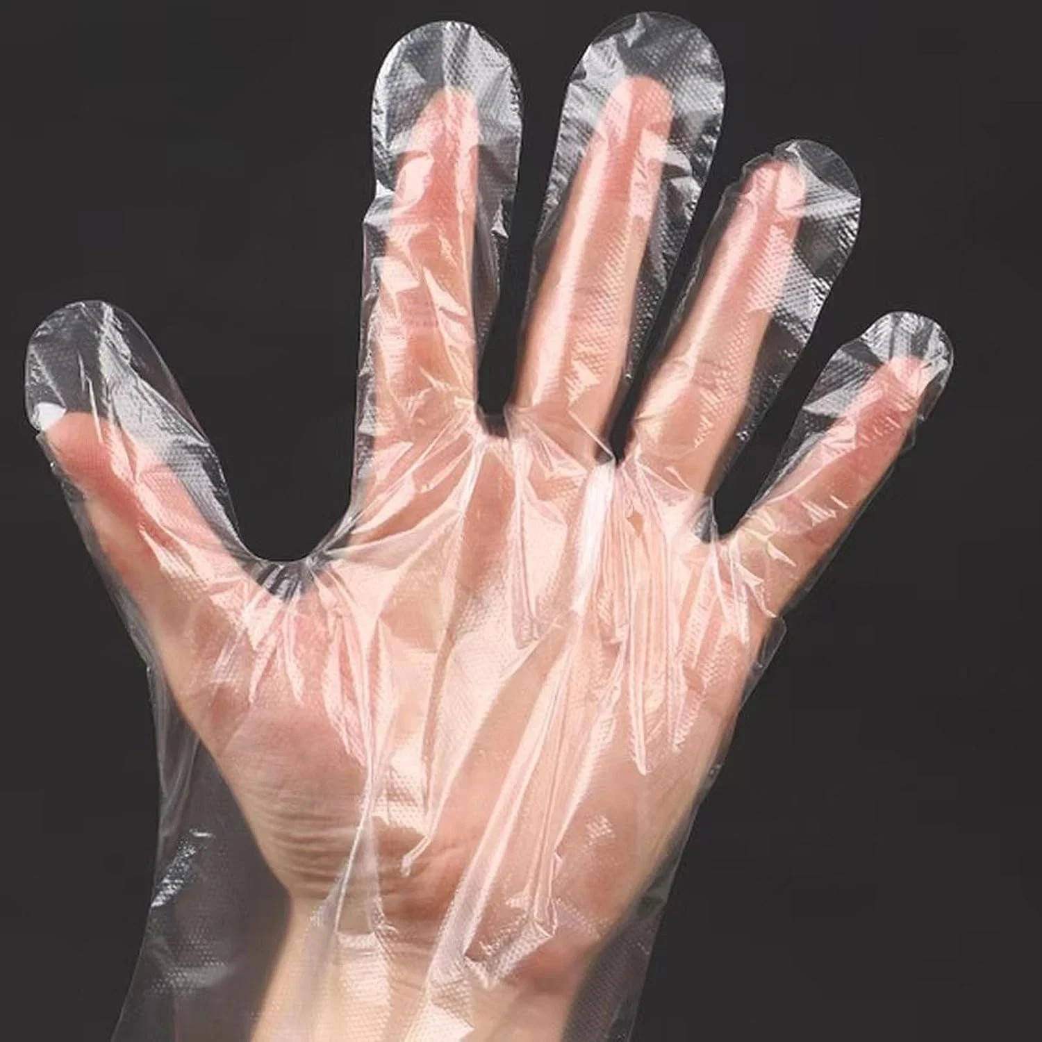 500 Count Disposable Poly Plastic Gloves for Cooking, Food Prep and Food Service