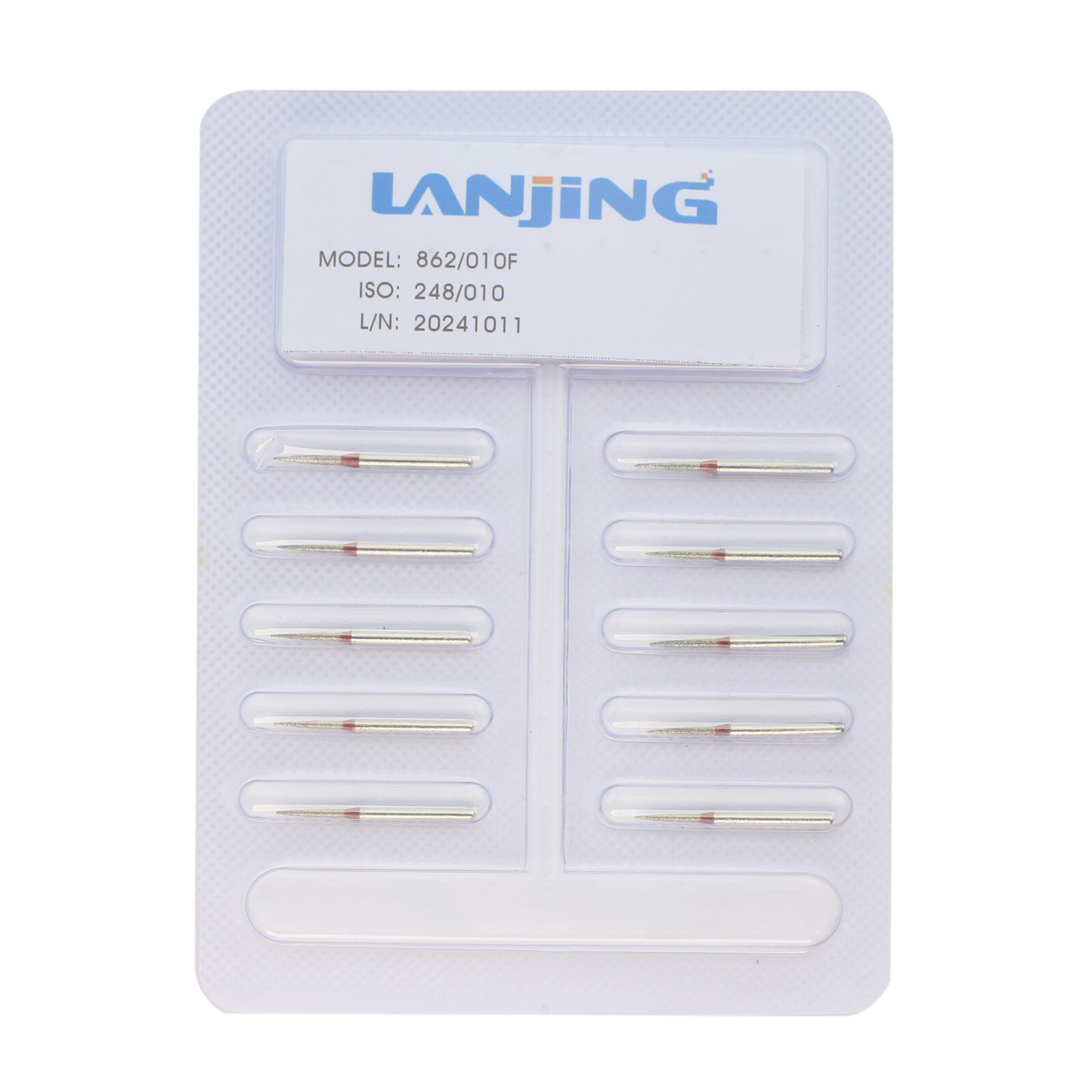 Dental Burs Diamond Flame FG for High Speed Handpiece Friction Grip Coarse Fine