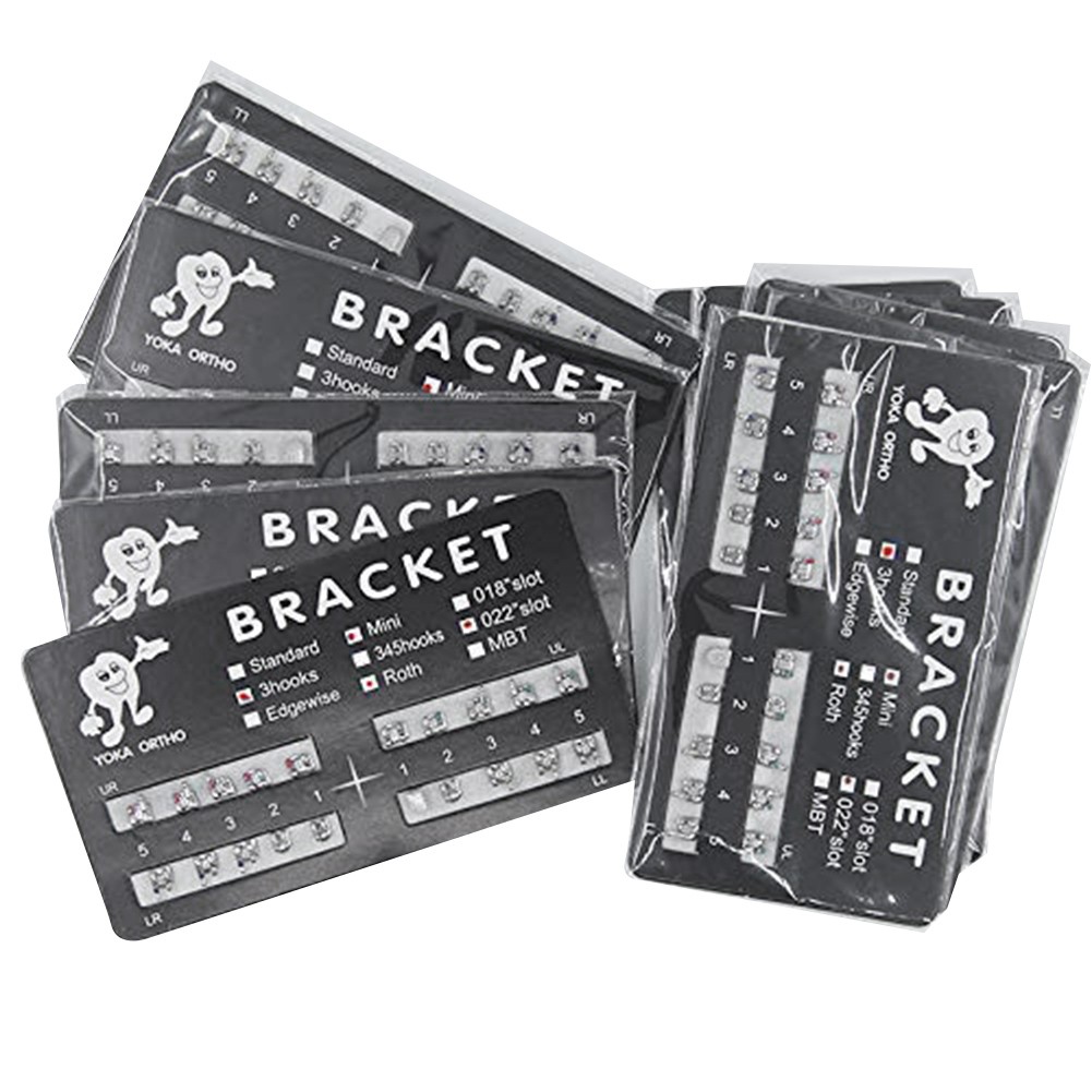 Fake Braces 10 Sheets/Pack 200 Pcs of Brackets 0.022 with Hook 3 V8N1
