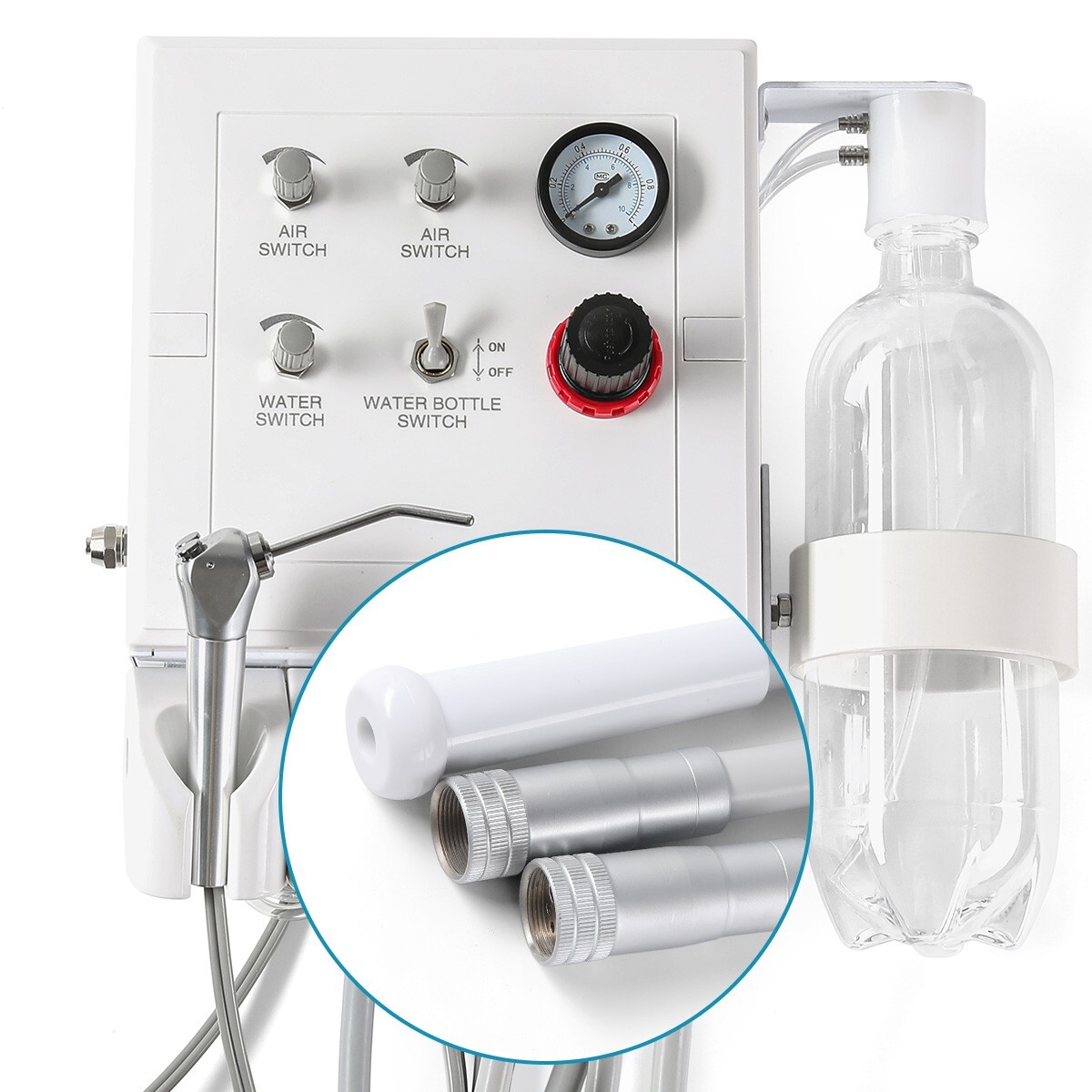 Dental Mobile Delivery Unit System Air Compressor /Portable Turbine Unit 4Hole