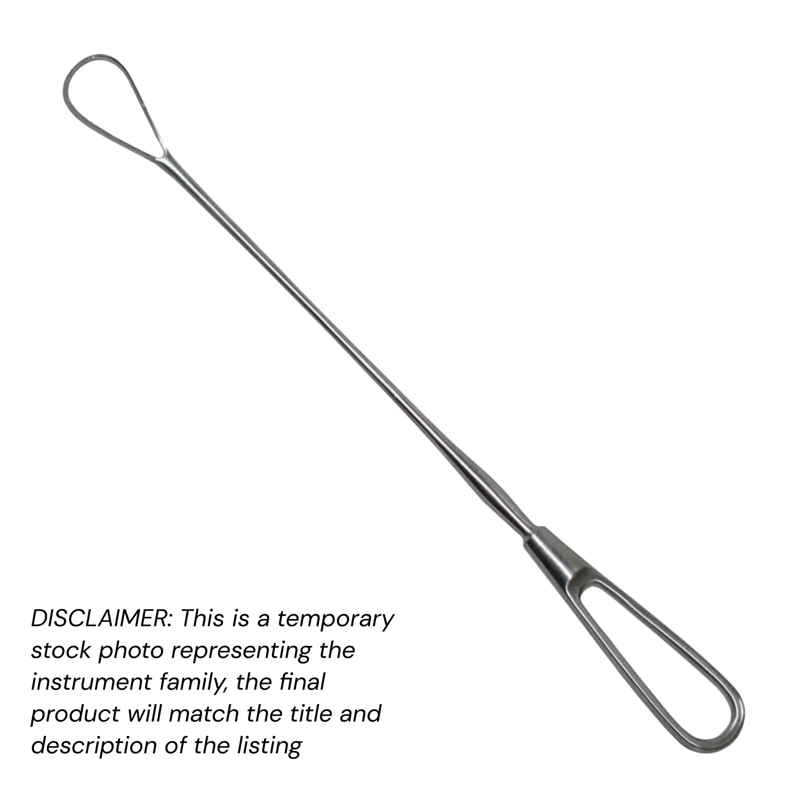 4 pcs Bumm Uterine Curettes 12″ Malleable Sharp Sml Blade Sz 2 8×19 mm OR Grade