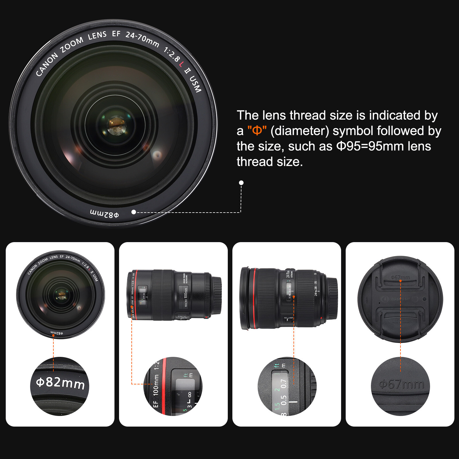 ND2-400 Lens Filter Variable Neutral Density Lens Filter 77mm
