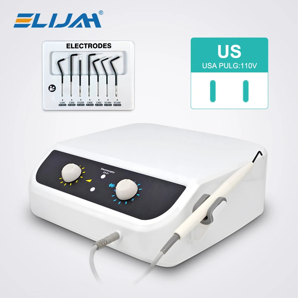 Dental Electro Electrosurgery Unit Machine High Frequency Electric 7pcs Knife