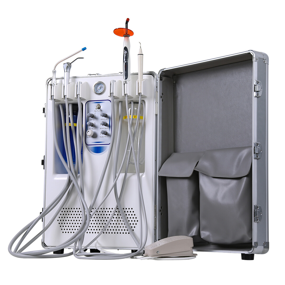 Mobile Dental Delivery Unit +Curing Light/ Dental Folding Chair Air Turbine Unit