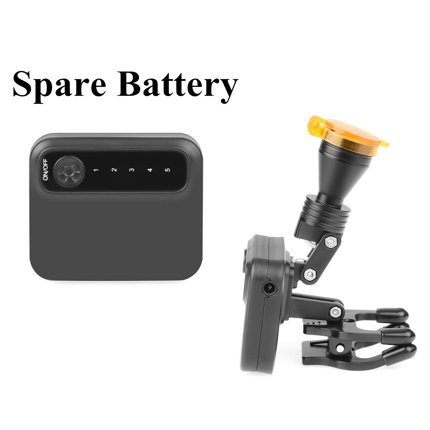 Dental 5W LED Wireless Head Light with 2 Batteries Optical Filter for Glasses US