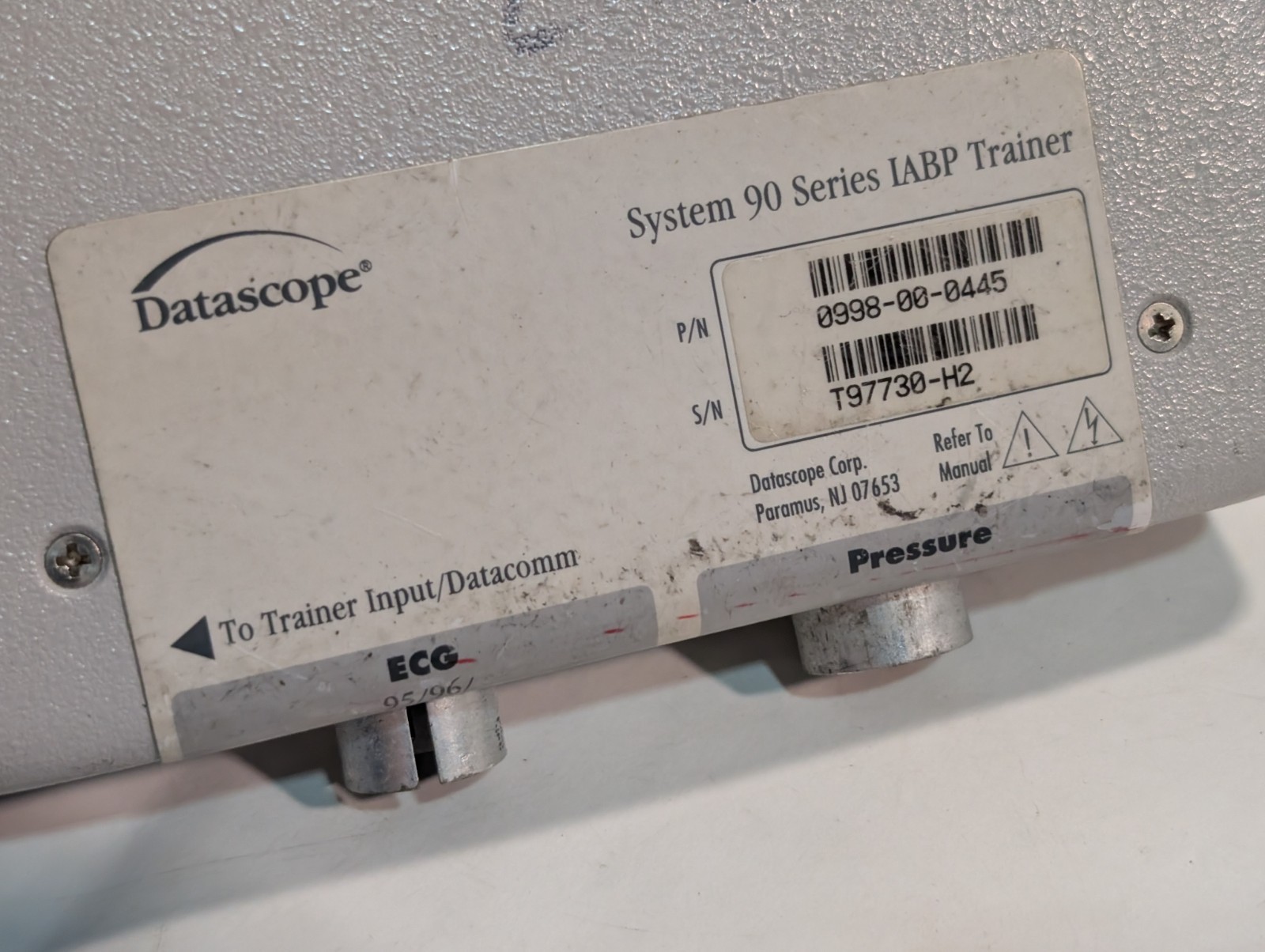 Datascope 0998-00-0445 System 90 IABP Trainer ECG/Pressure simulator, as shown
