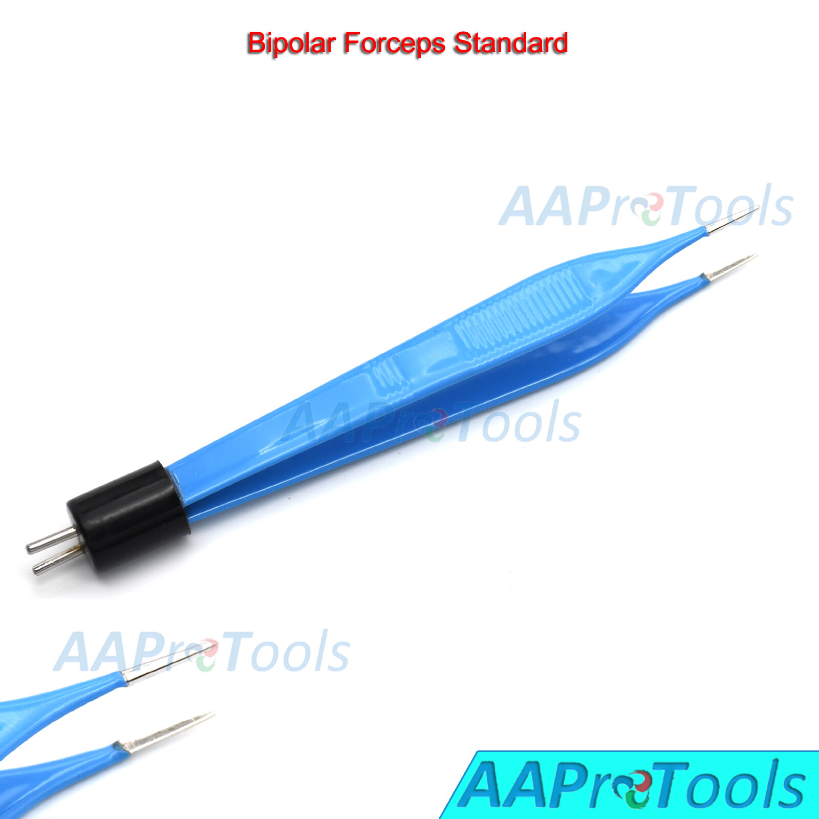 BIPOLAR MICRO Adson STR FORCEPS REUSABLE FOOT 12cm length 0.5mm Best Tip EL-021