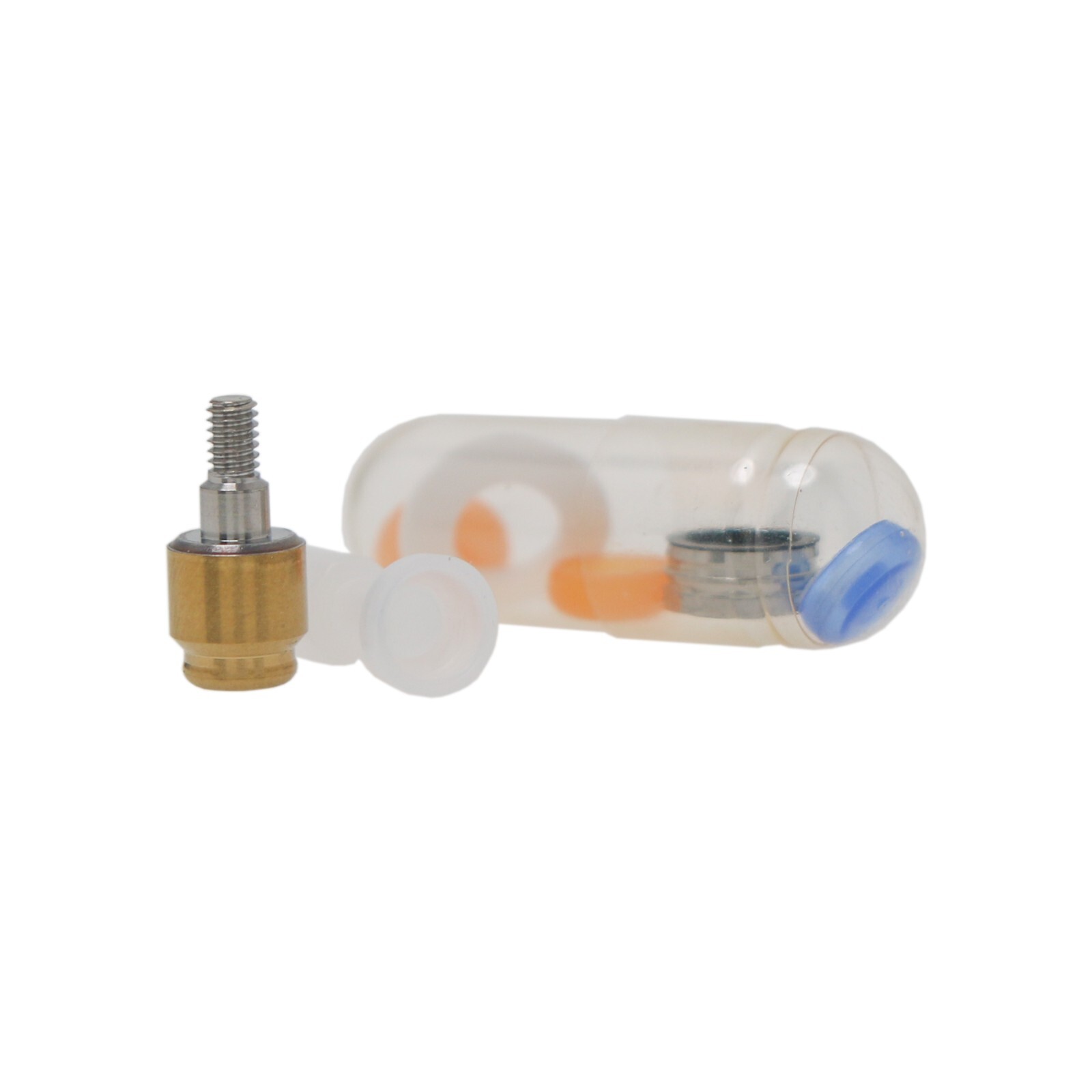 US Dental Overdenture Locator Abutment & Male Cap Kit for Zimmer Ø4.5mm Platform