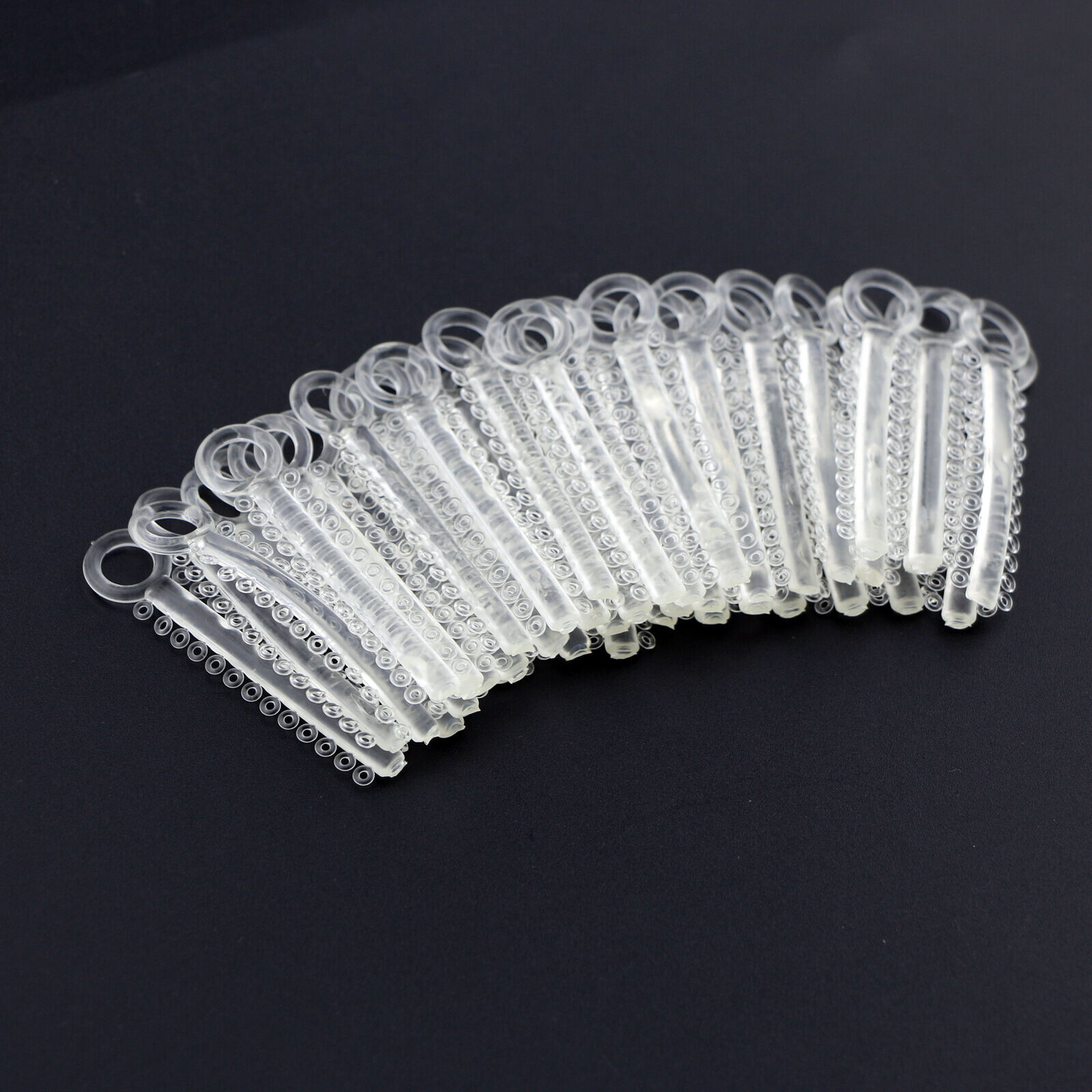 1040pcs Dental Orthodontic Ligature Ties Braces Elastic Rubber Bands Mixed Color