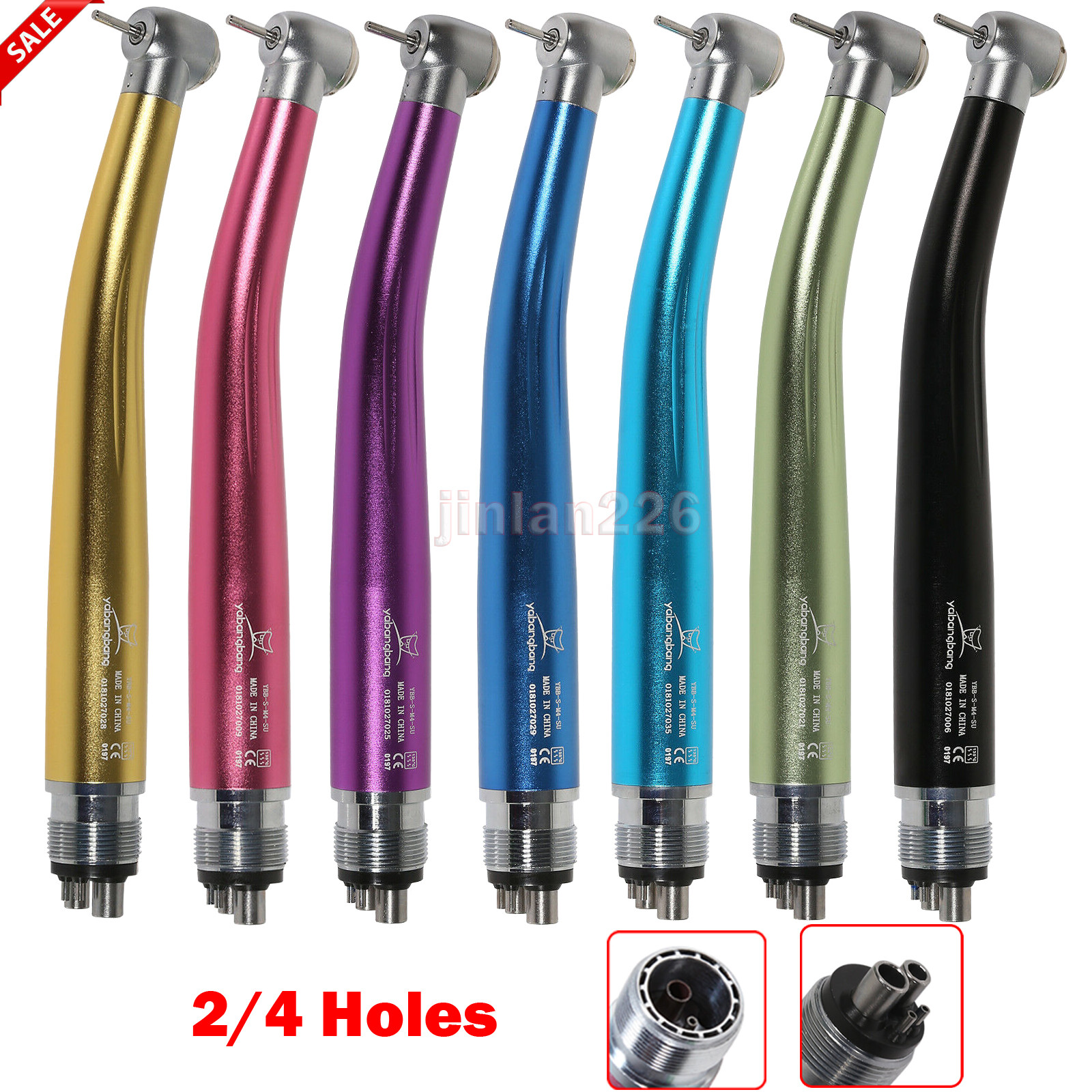 5PCS/100Pcs Dental Diamond Burs for High Speed Handpiece FG1.60mm Polishing Burs