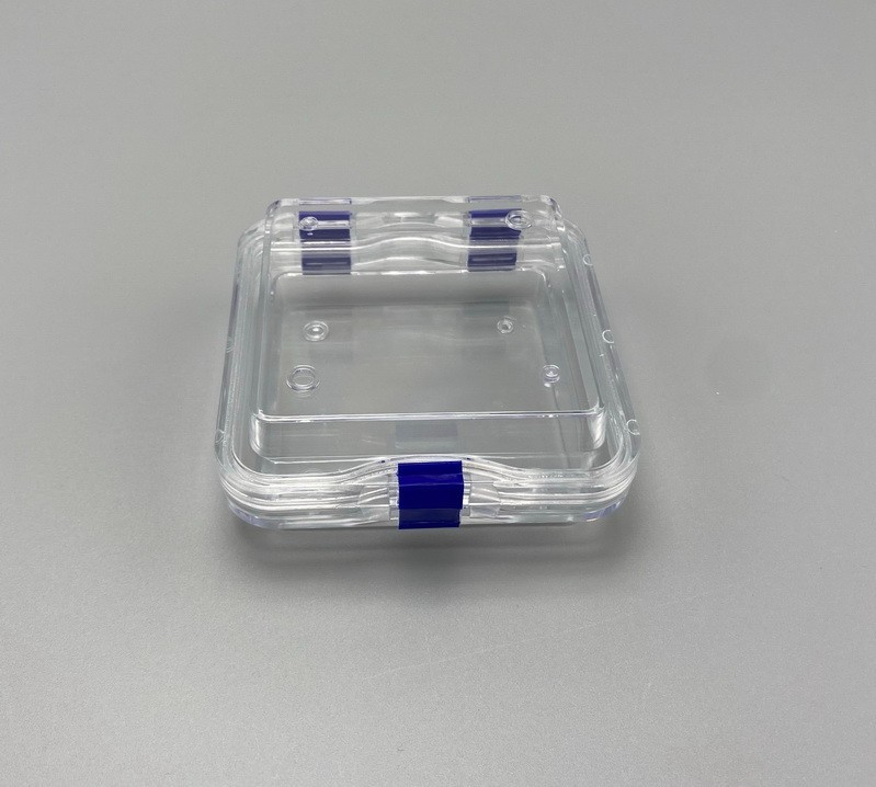 Plastic Transparent Dental Box Denture Storage Box with Film Membrane for Crown