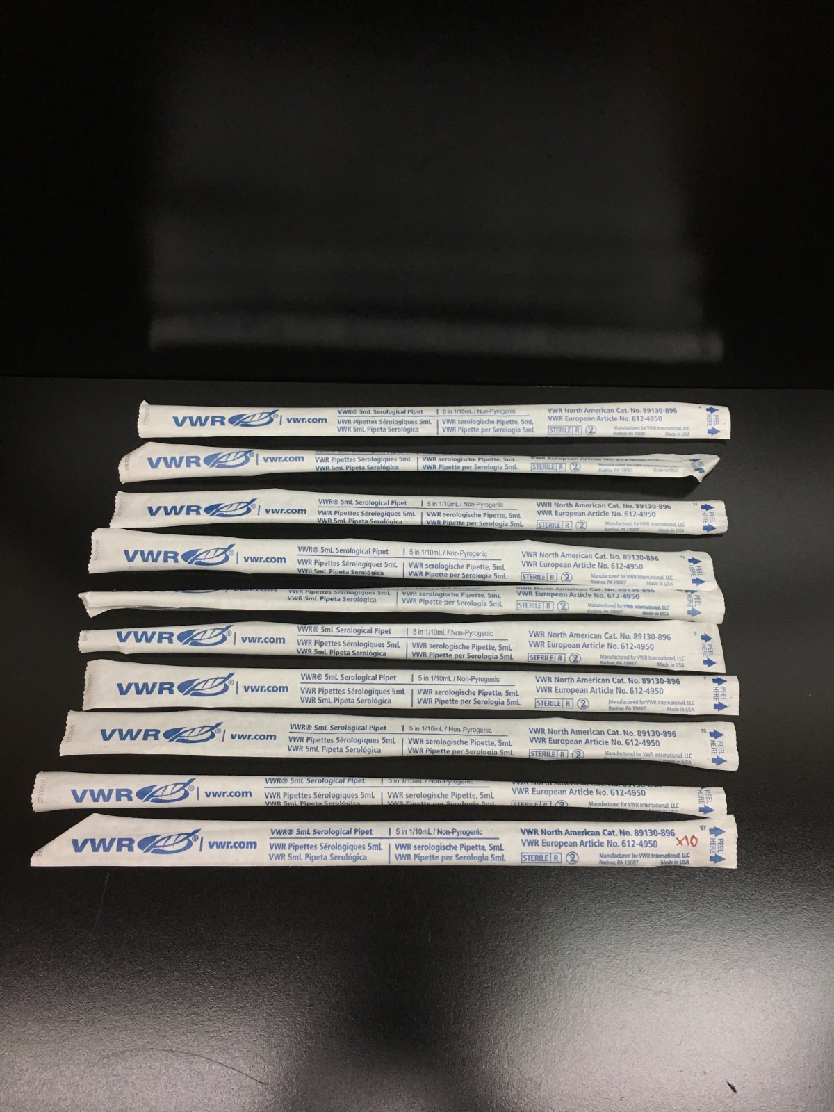 VWR Cat No 89130-896 Serological Pipet 5 mL Lot 10 PCS
