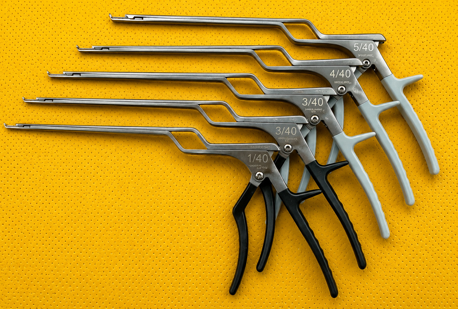 Medtronic METRx II Bayoneted Kerrison Rongeur, 2mm 3mm 4mm 5mm & 6mm 28º