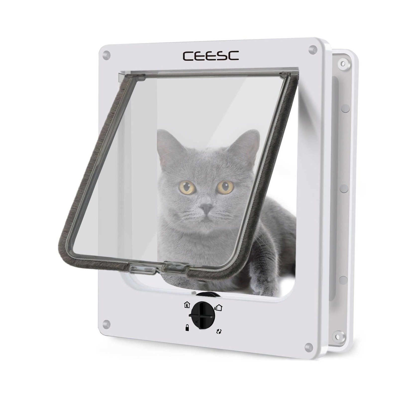 CEESC Large Cat Door for Interior/Exterior Door, Weatherproof, … FAST USA SHIP