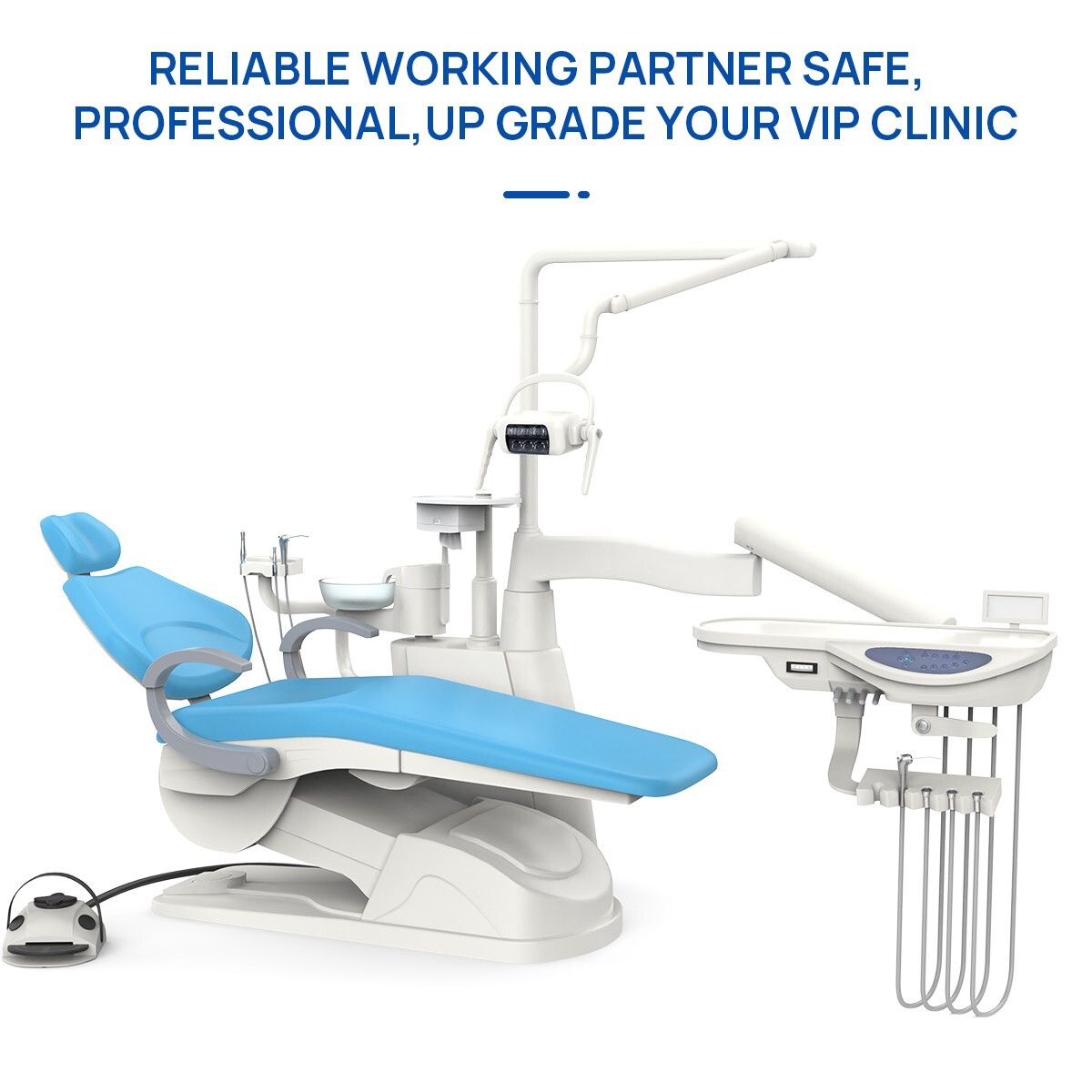 Dental Unit Chair DC Motor Computer Control F6 /Delivery Unit Suction System 4H