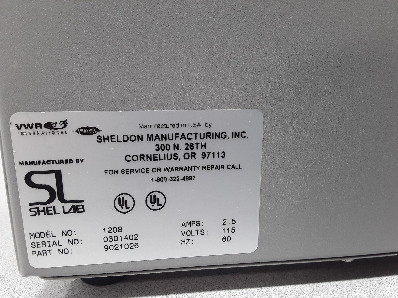 VWR 1208 General Purpose Laboratory Water Bath Analog Control 99.9C (3349118)